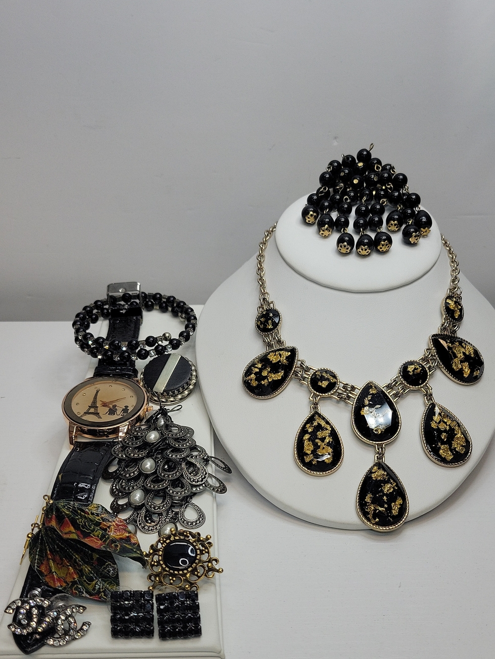 Bundle Of Black Tone Jewelry